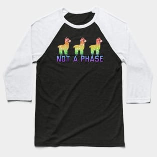 Not A Phase Rainbow Baseball T-Shirt